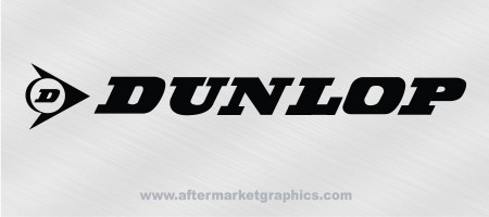 Dunlop Tires Decals 01 - Pair (2 pieces)